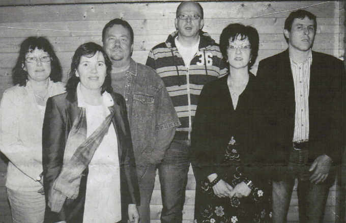 Der Vorstand, v.1.: Claudia Vonderheid, Ana Geiger, Peter Mohr Nielsen, Thomas Rimkus, Beatrix Schmidt-Stieler und Frank Fischer. (Foto:Löchl)