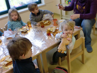 Martinsmnnchen fr die Kleinsten der Kita Schatzkiste